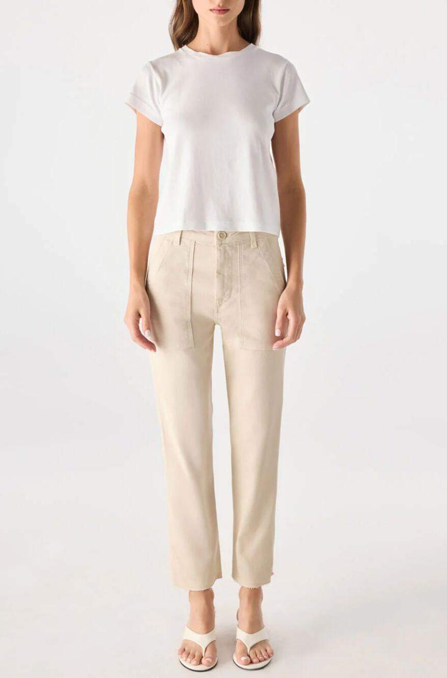 AMO Easy Army Trouser Utility Pant Dove Ivory 25